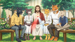 Beastars Juno, Sheila, Bill, Tao and Kibi Spending time with Our Lord and Savior Jesus Christ