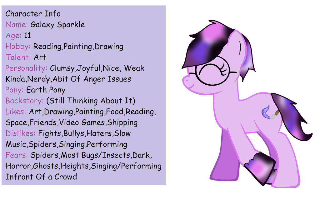 Mlp Oc Example Main Mlp OC by GalaxyWolfGamer4321 on DeviantArt
