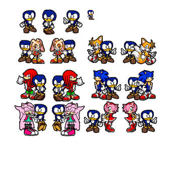 Unfinished Big Charels Sprite Sheet