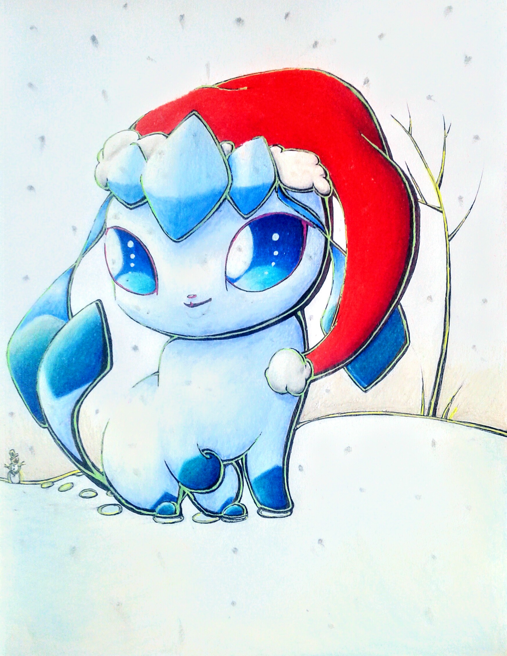 Holiday Glaceon 2