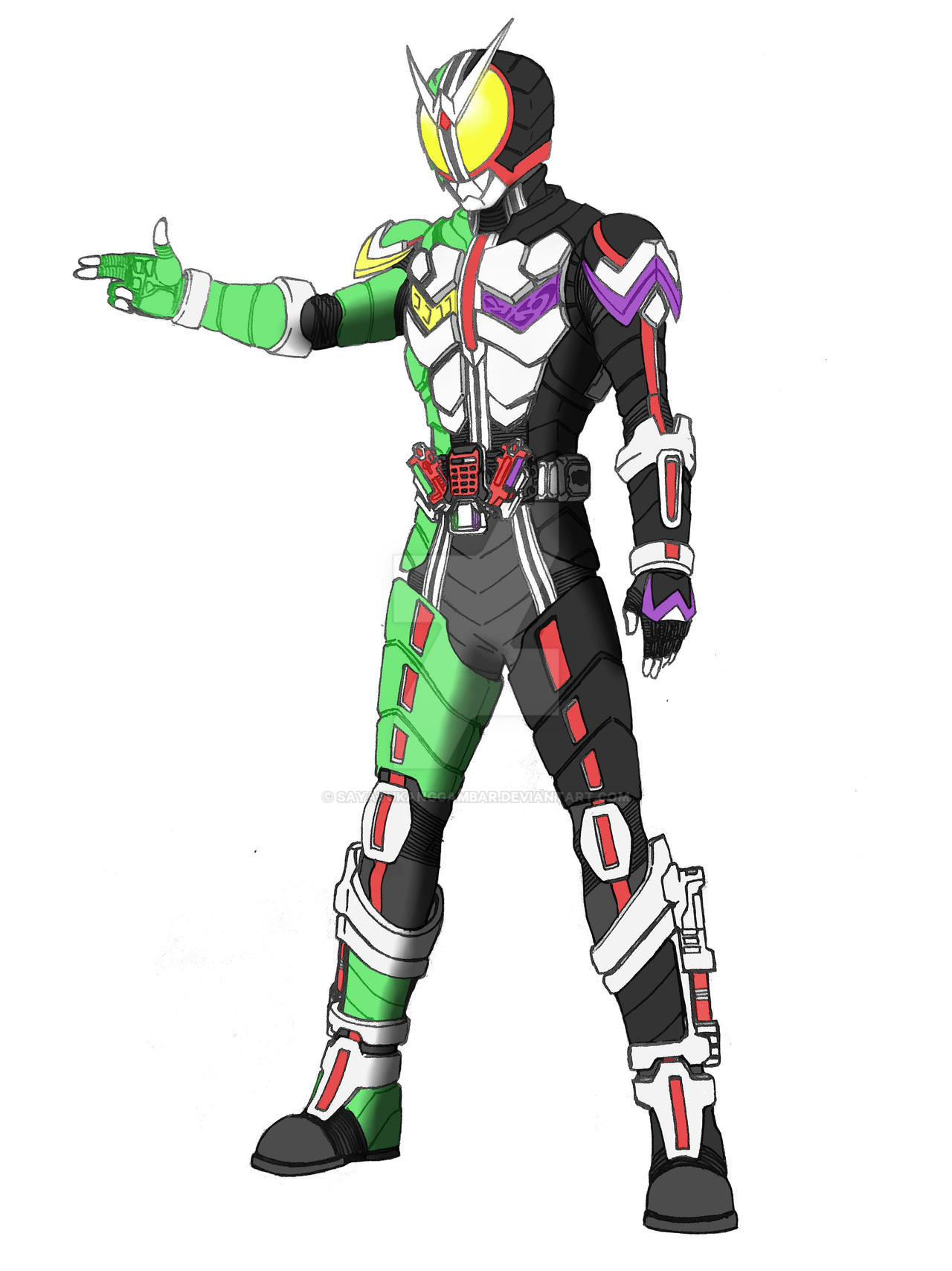 KAMEN RIDER FUSION : FAIZ + DOUBLE by SayaTukangGambar on DeviantArt