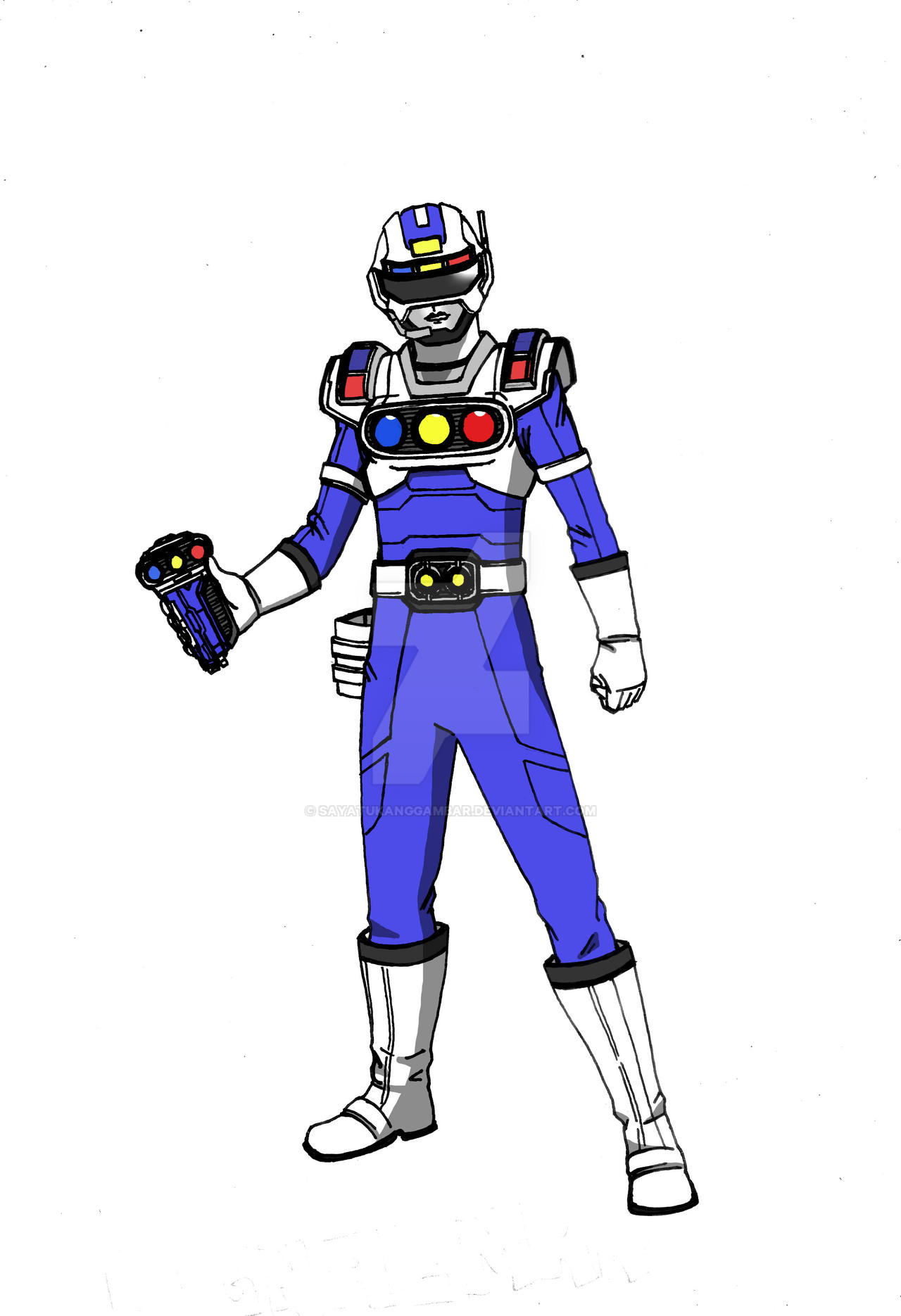 Power Ranger Signalman SIGNALMAN became the 6th Ranger by SayaTukangGambar on DeviantArt