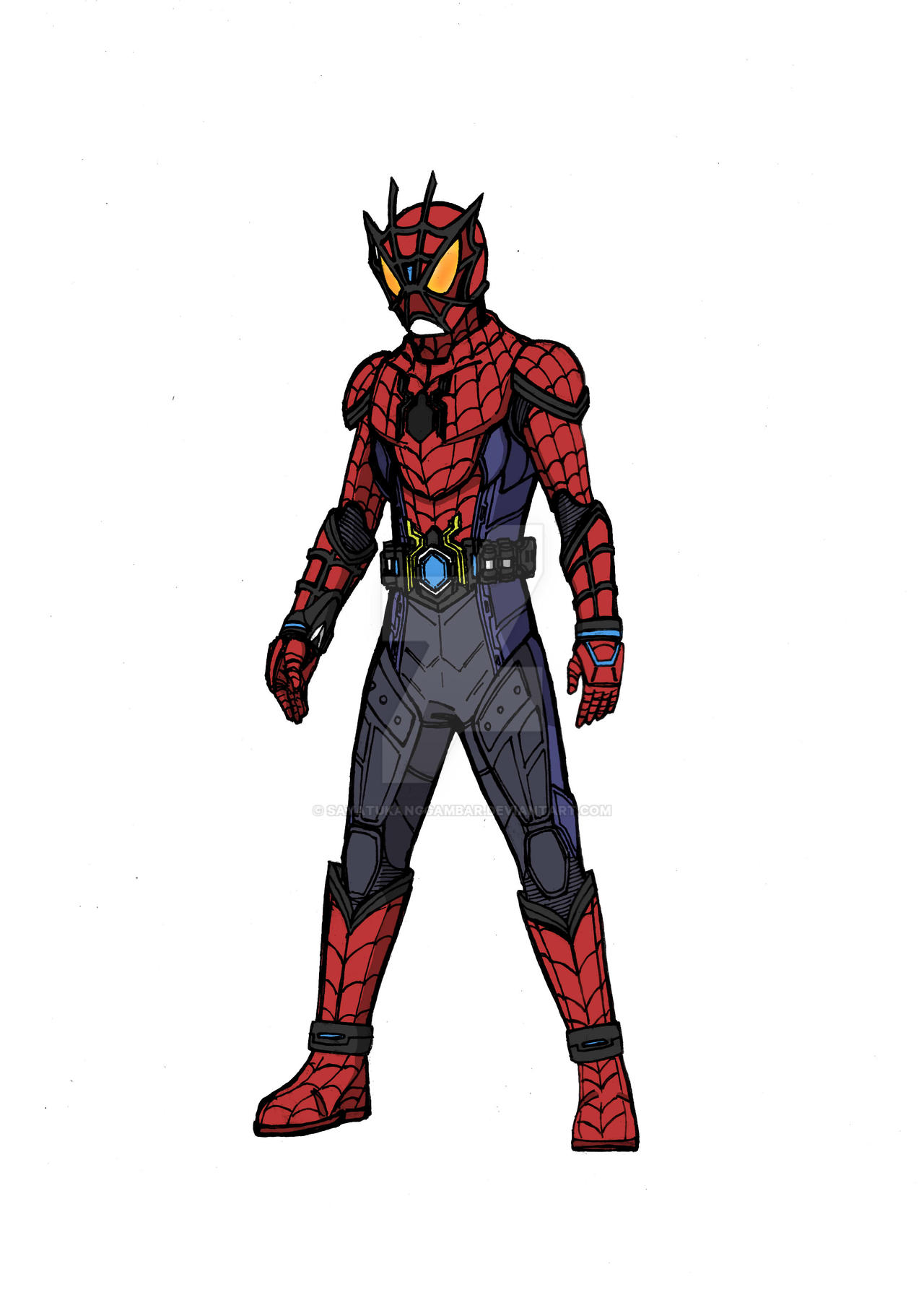 Spider Riders Deviantart Kamen Rider SPIDER (SPIDER-MAN) by SayaTukangGambar on DeviantArt