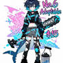 No. 6 Shark Military Girl Street Graffiti AI OC