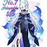 NO.7 Fox Japanese Onmyoji Cyberpunk AI OC
