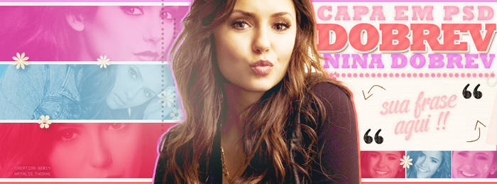 Capa em PSD - Nina Dobrev