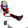 Harley Quinn Sitting and Relaxing 2!