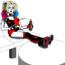 Harley Quinn Drinking Coors Light 2!