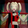 Harley Quinn w Old Mallet + Old Outfit (Pink Lips)