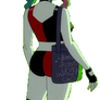 Harley Quinn's Backside with Bag Transparent