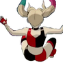 Harley Quinn's Falling Backside Transparent