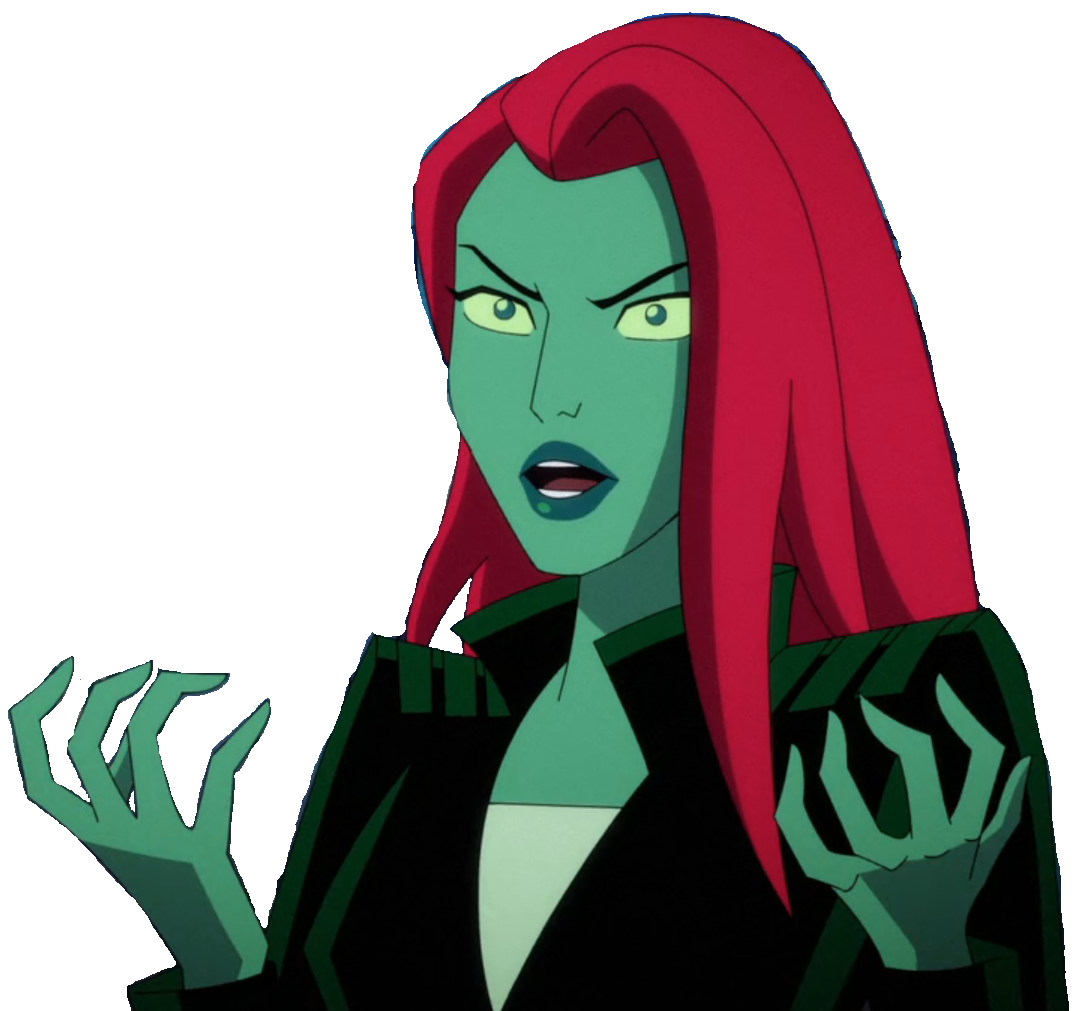Poison Ivy Pissed Off (Harley Quinn, Transparent)