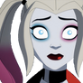 Harley Quinn Looking at Camera with Jacket (Trans)