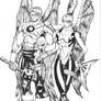 Hawkgirl and Hawkman