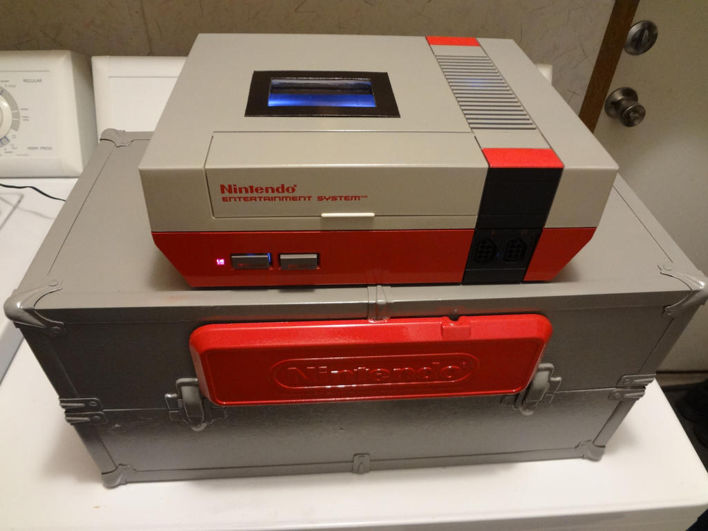 Modded NES / controller with led's. by ZoomPeepers on DeviantArt