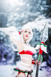 Snow Bunny Nidalee Cosplay - League of Legends