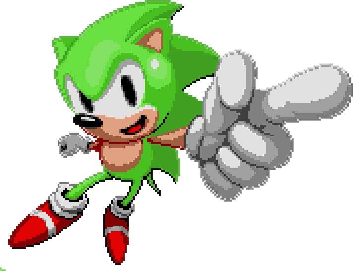Green Sonic By Act52 On DeviantArt green-sonic-by-act52-on-deviantart
