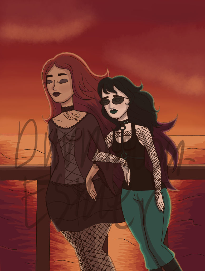 Walk Time Deviantart Evening walk by LUVDSystemArt on DeviantArt