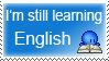 Learning English -animated- Stamp