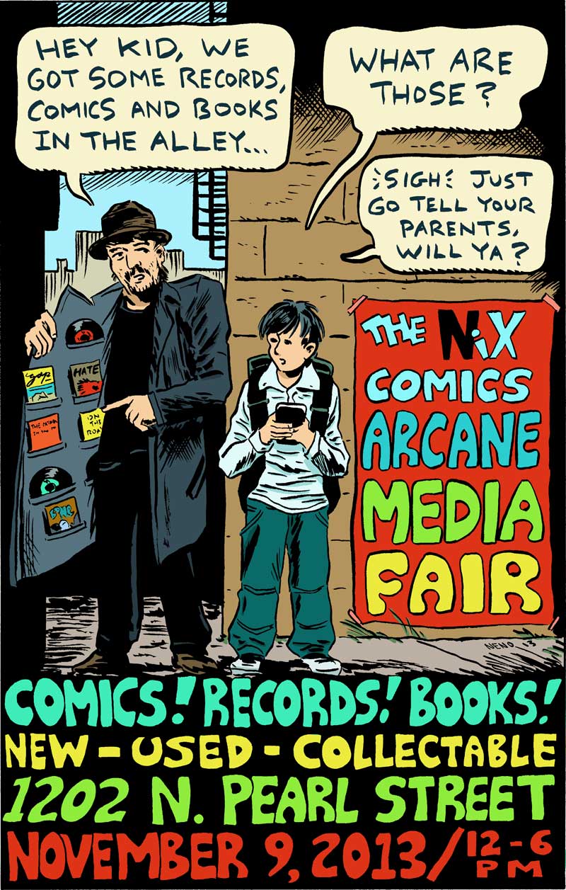 Poster designed for the Arcane Media Fair 2013