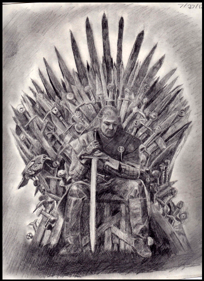 Game Of Thrones Throne Drawing