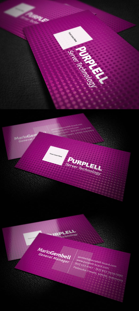 Purplell Business Card