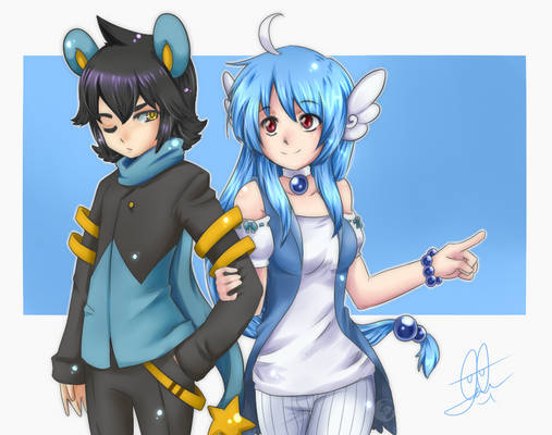 Luxio and Dragonair