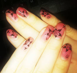 Nails for SMTown Paris 100611