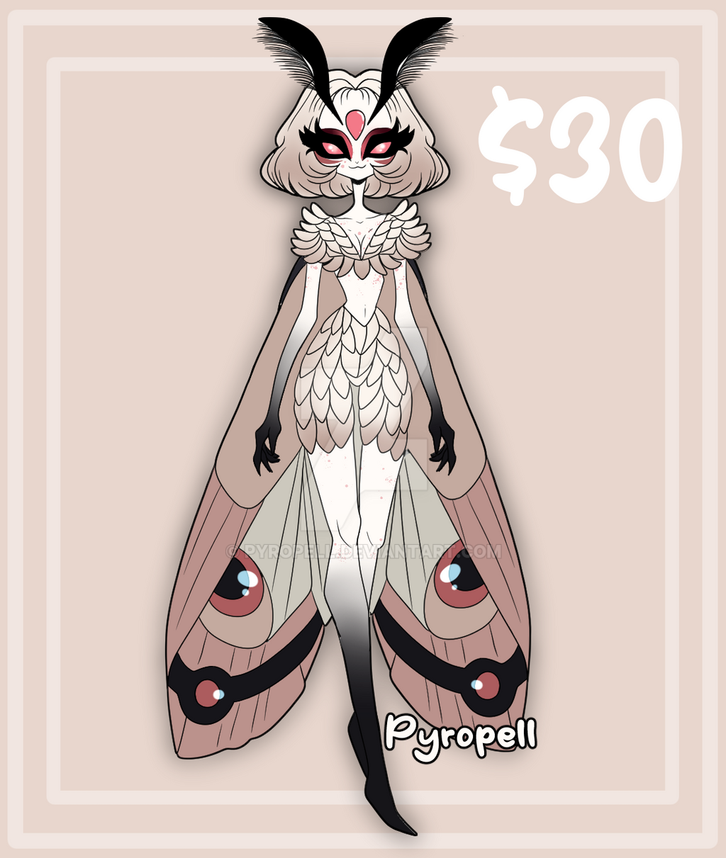 Gl2 Moth Hazbin Hotel Moth Oc