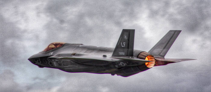 F35A Lightning II - Rear aspect