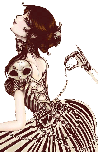 Skeleton Girl by 5010N30N on DeviantArt
