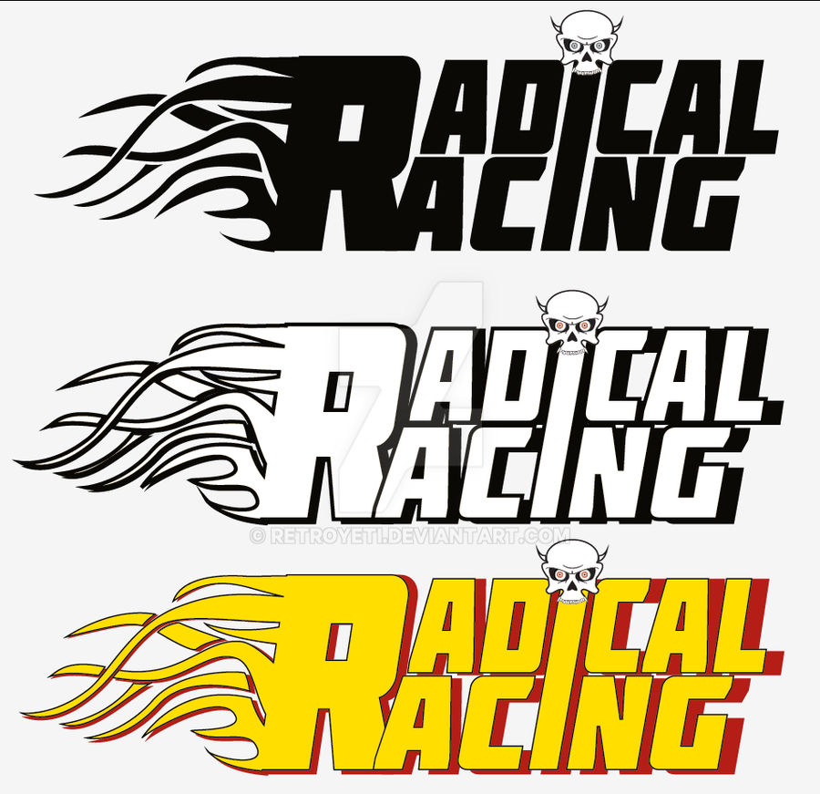 Radical Racing Logos Version A by RetroYeti on DeviantArt