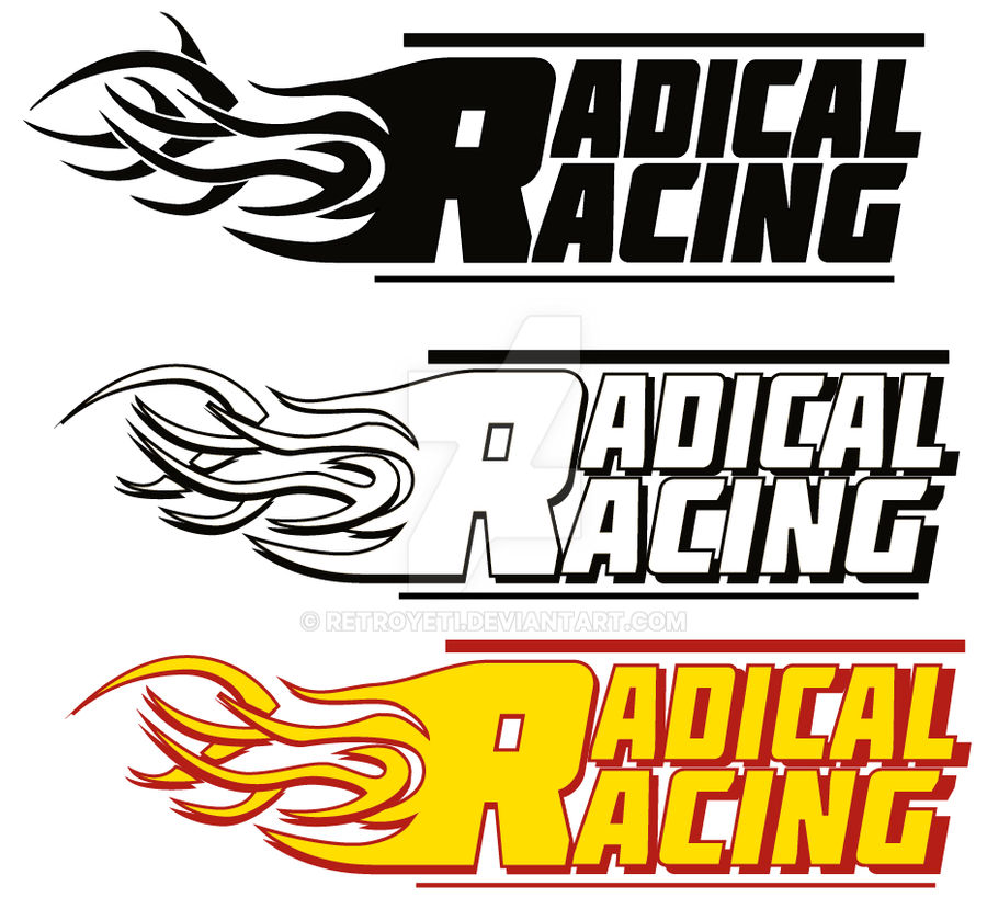 Radical Racing Logos Version C by RetroYeti on DeviantArt