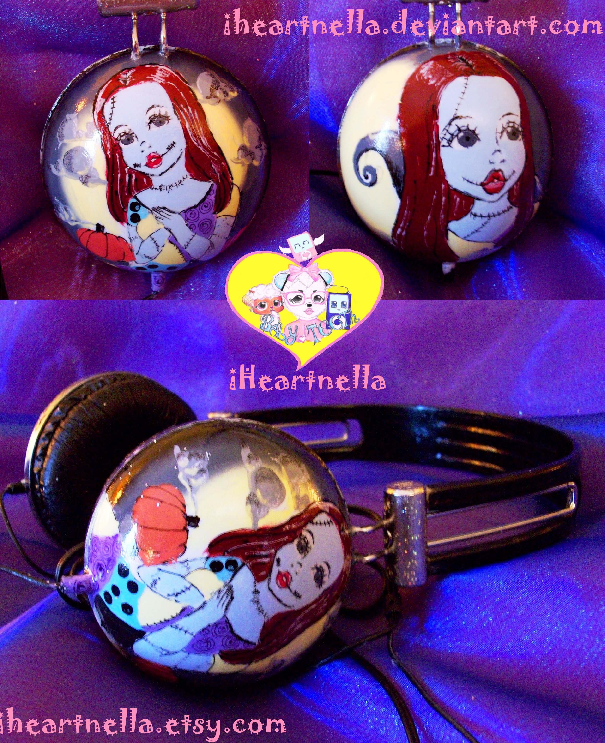 Nightmare Sally Headphones