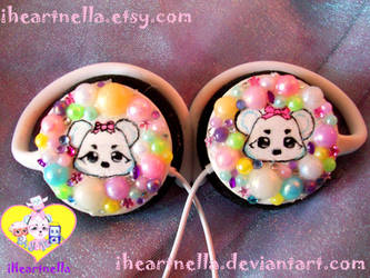 Mini Bubble Nene headphones by Iheartnella