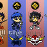 Ronin Warriors chibis