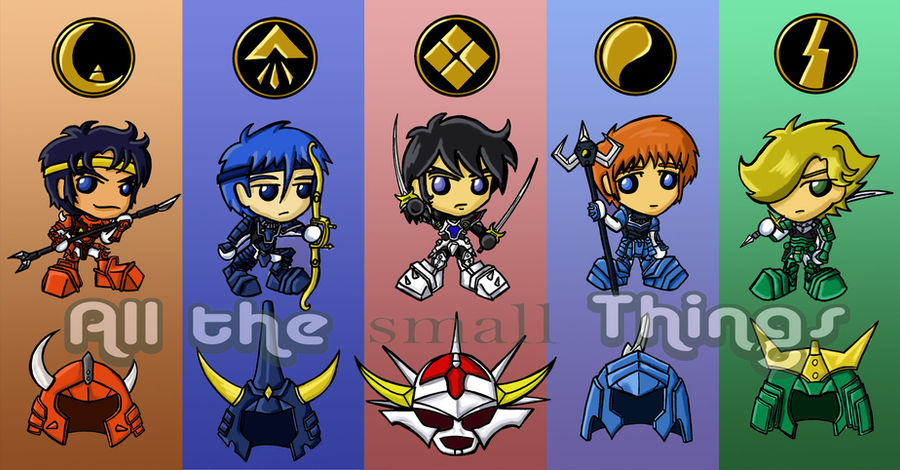 Ronin Warriors chibis