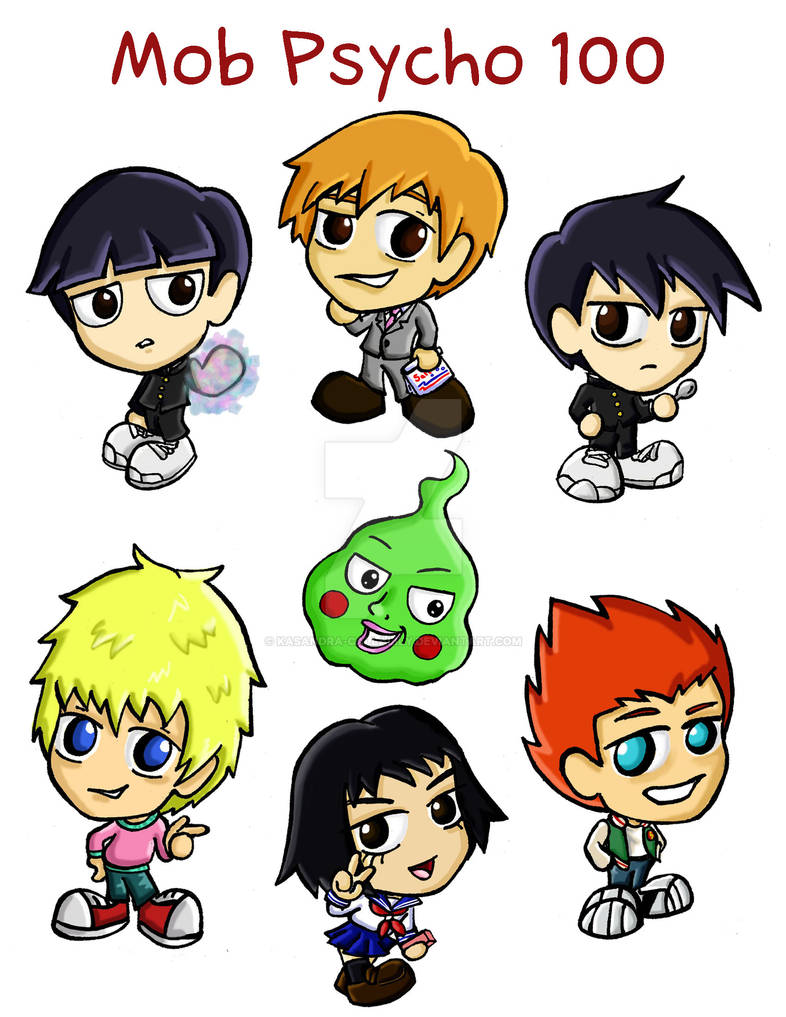 Mob Psycho 100 chibis by Kasandra-Callalily on DeviantArt