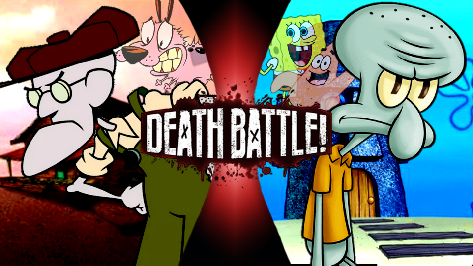 DEATH BATTLE|Eustace vs Squidward by zalgo9997 on DeviantArt