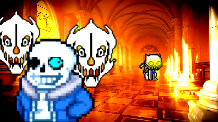 Sans in the judgment hall by PeteSauce on Newgrounds