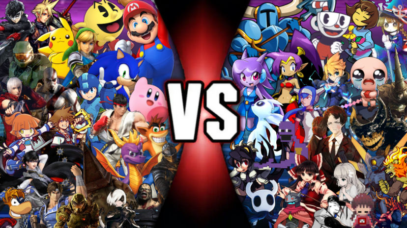 AAA Games vs Indie Games by zalgo9997 on DeviantArt