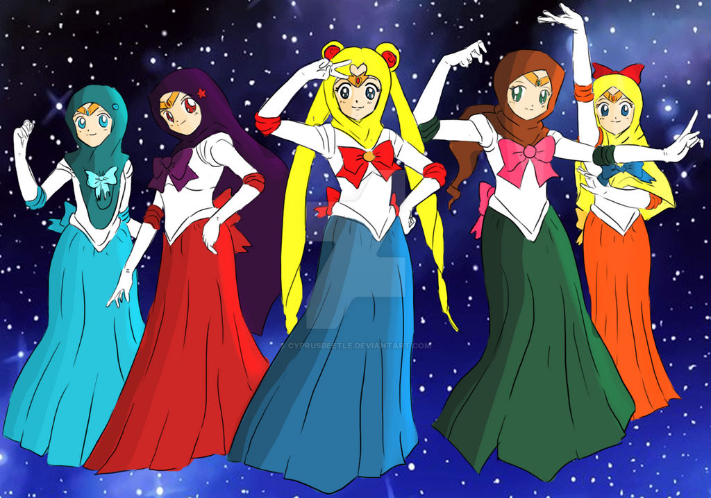 Hijabi Sailor Scouts