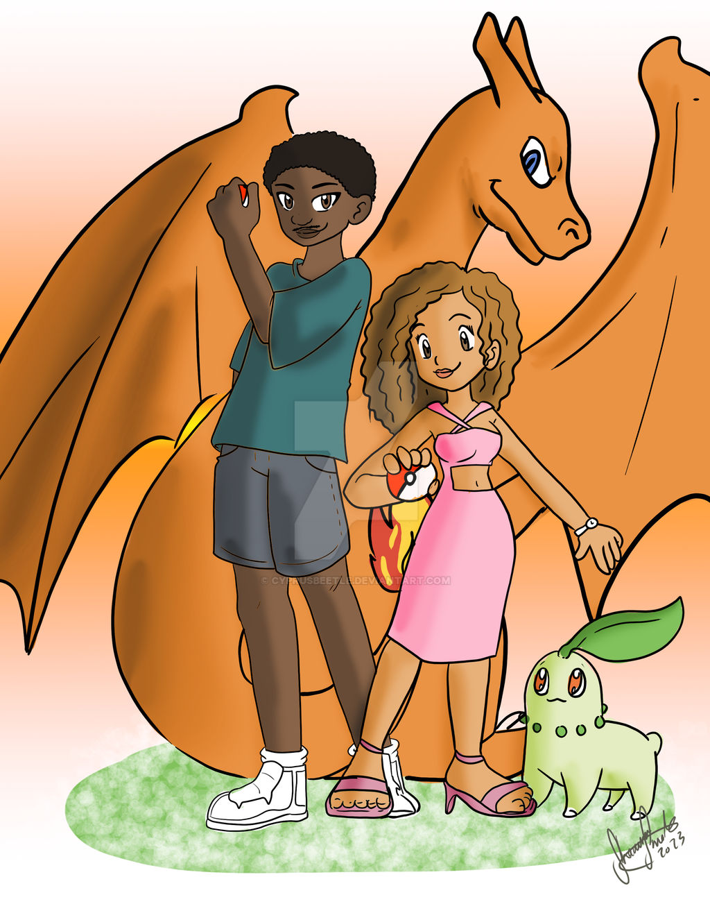 Milton and Lydia: Pokemon Trainers by CyprusBeetle on DeviantArt