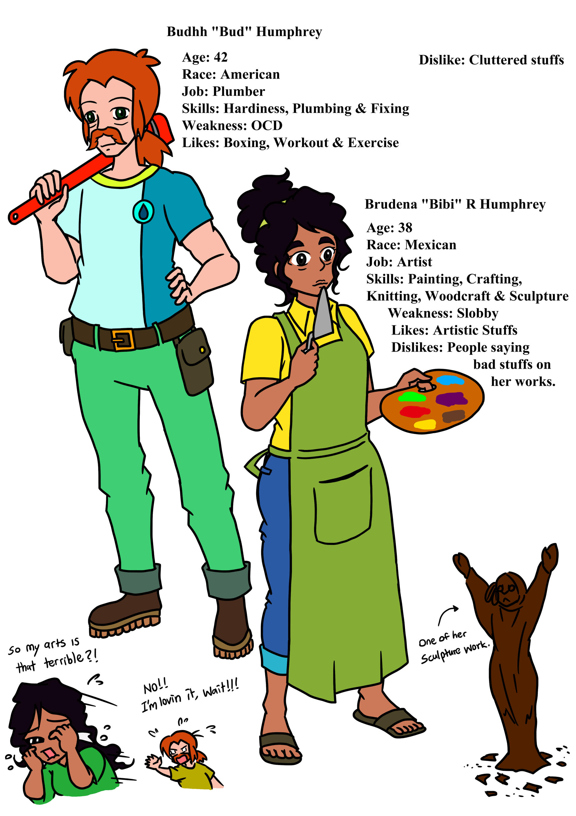 Primos House Disney Primos Retcon Bud Humphrey+Bibi Humphery by SsongjArt on DeviantArt