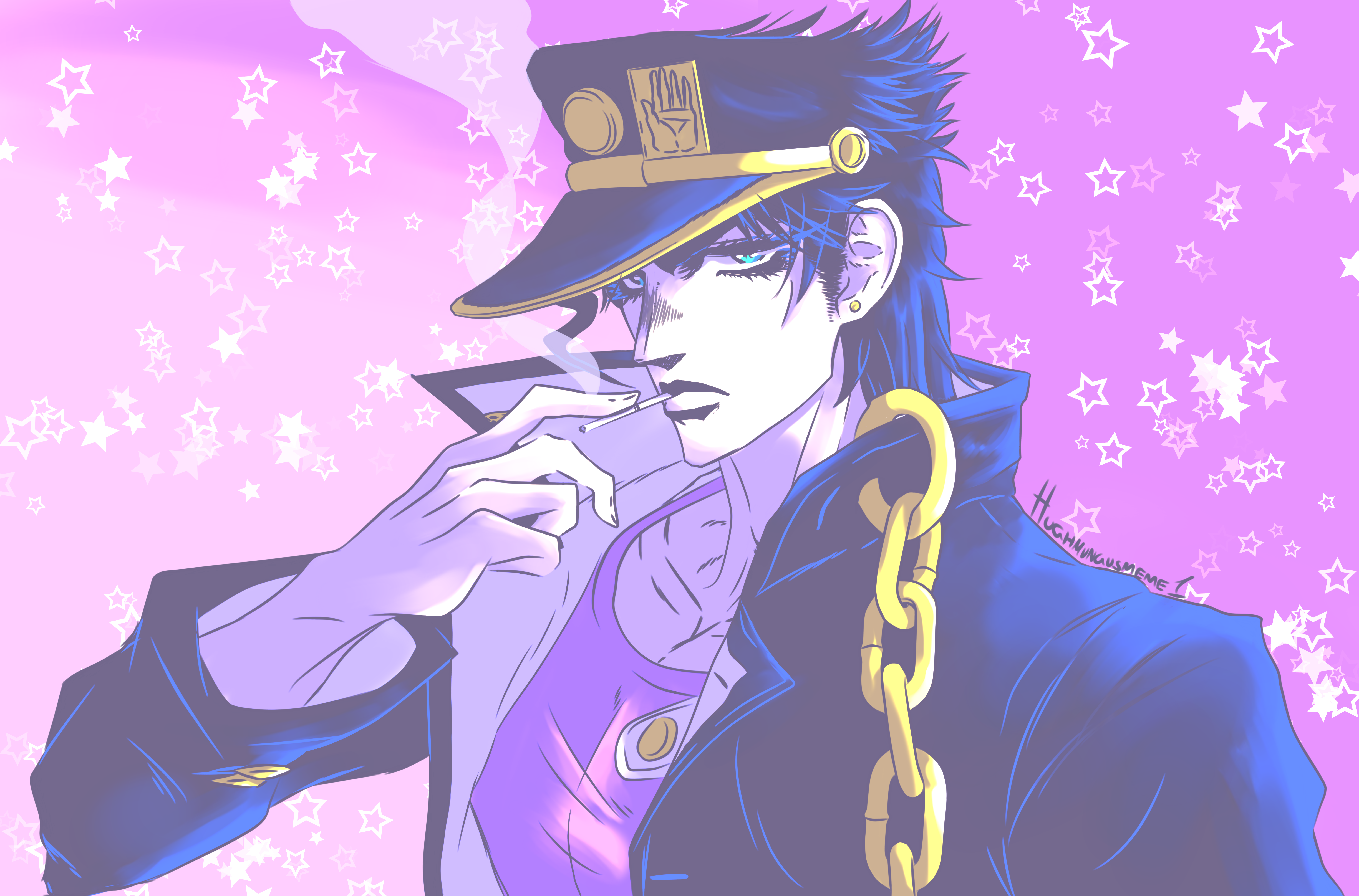 Jotaro Kujo .Jojo's Bizarre Adventure. by Mystic3001 on DeviantArt