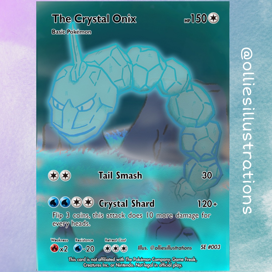 The Crystal Onix Card Alter By Oliverelson11 On Deviantart The Crystal Onix Card Alter By Oliverelson11 On Deviantart