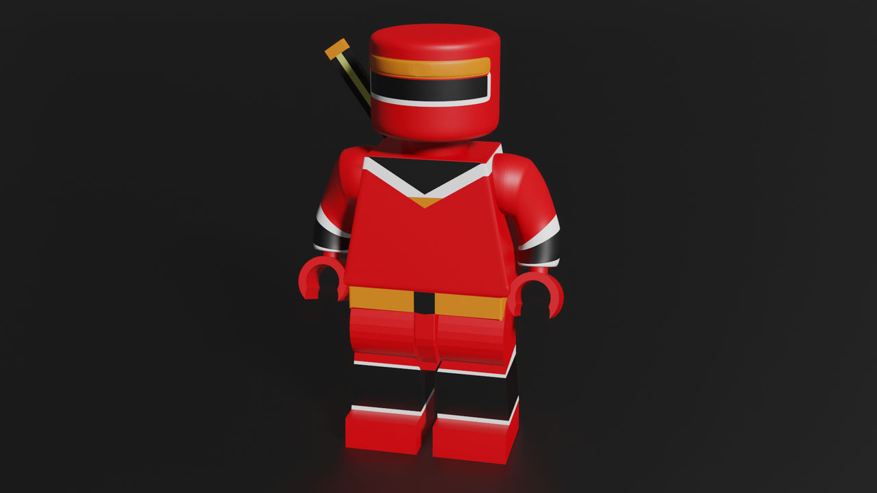 Lego Red Ninjaranger. Blender 3D Animation by zayfs on DeviantArt