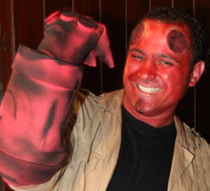 Me as Hellboy - The Costume