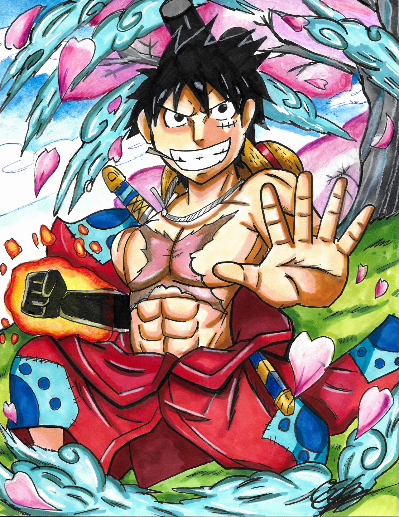 One Piece Luffy Wano By Dulest9494 On DeviantArt one-piece-luffy-wano-by-dulest9494-on-deviantart