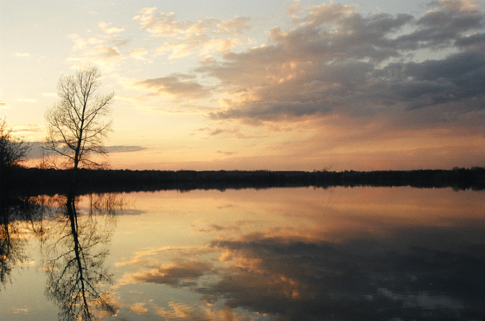 Sunset, quarry